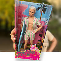 Кукла Кен Барби Раян Гослинг в роли Кена с доской для серфинга Barbie The Movie Ken Beach Doll with Surfboard