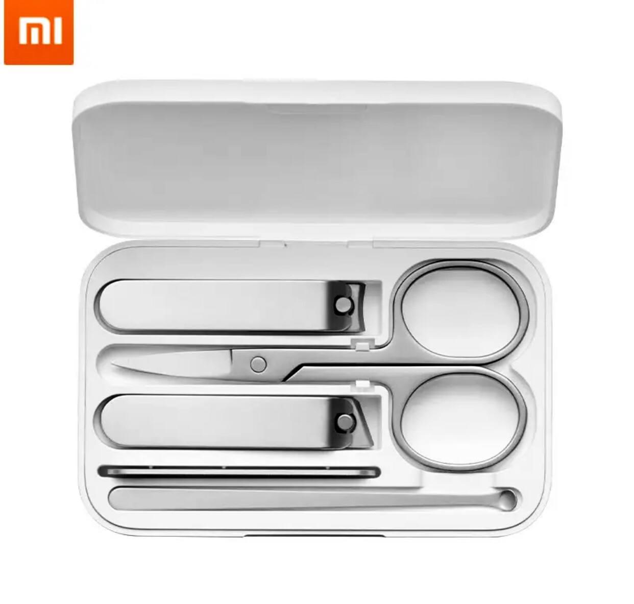 Набір для манікюру та педікюру Xiaomi Mijia з п'яти інструментів з нержавіючої сталі сірий в коробці