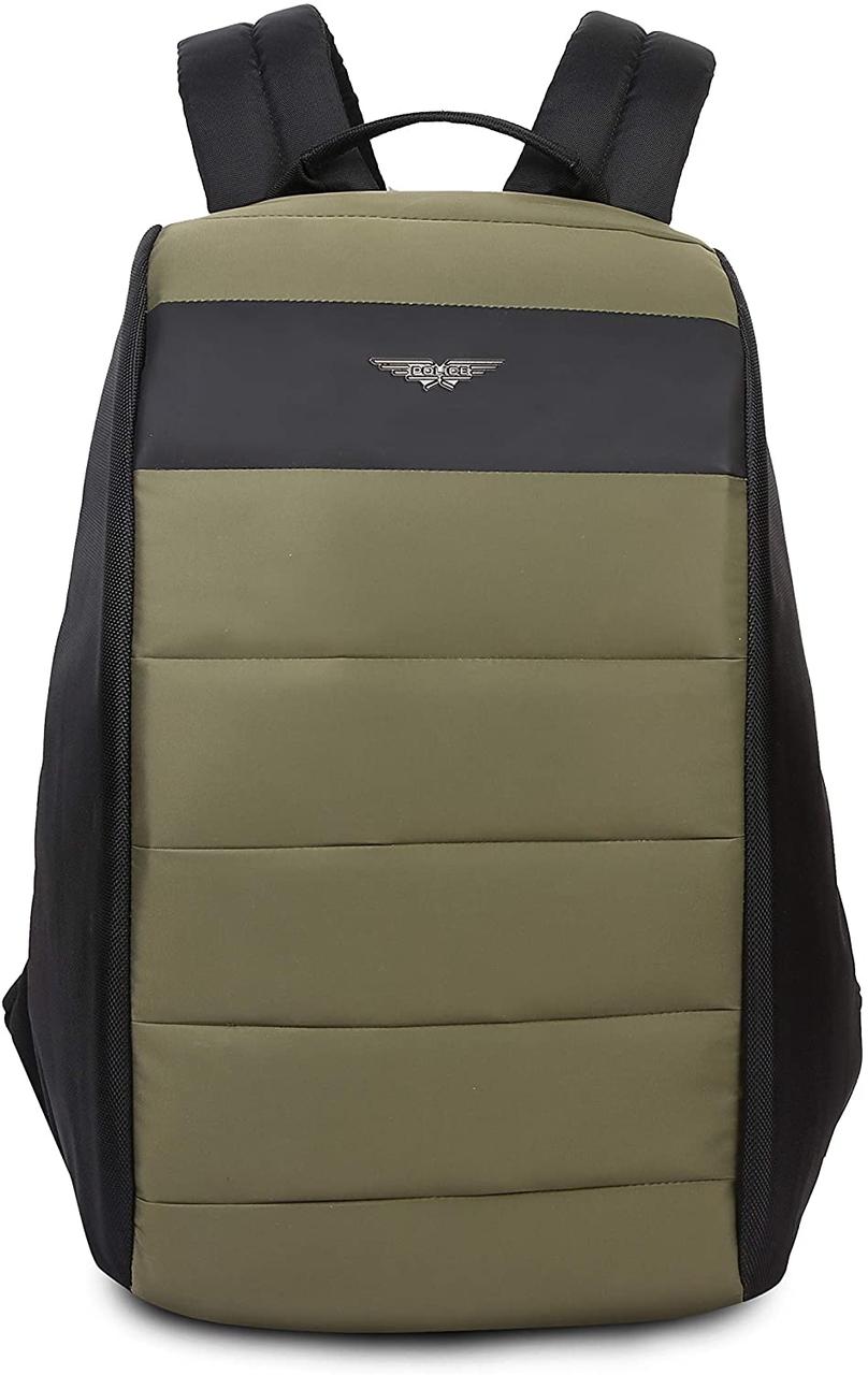 Рюкзак для ноутбука 15 дюймов 20 л Police Shroud Anti-Theft Backpack Черный Зелёный (PT169227 AO, код: 6854077 - фото 2 - id-p1936875172