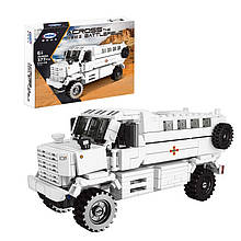 Конструктор бронетранспортер ВСУ бтр військова техніка України (3777таль) Xingbao ХВ 06804 для Лего Lego Біла