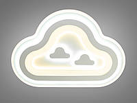 Современный светодиодный светильник в детскую, цвет белый, 80W на 12м2 A002-500-LS