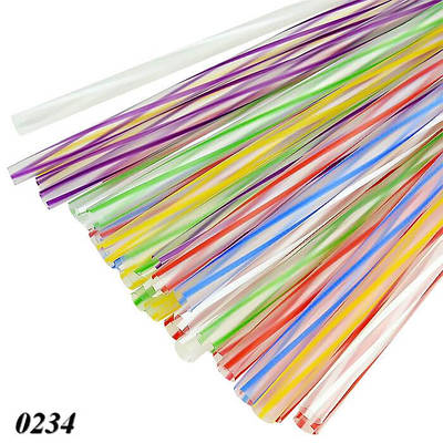 Соломка пряма Фреш d7 250 мм 200 шт кольорова