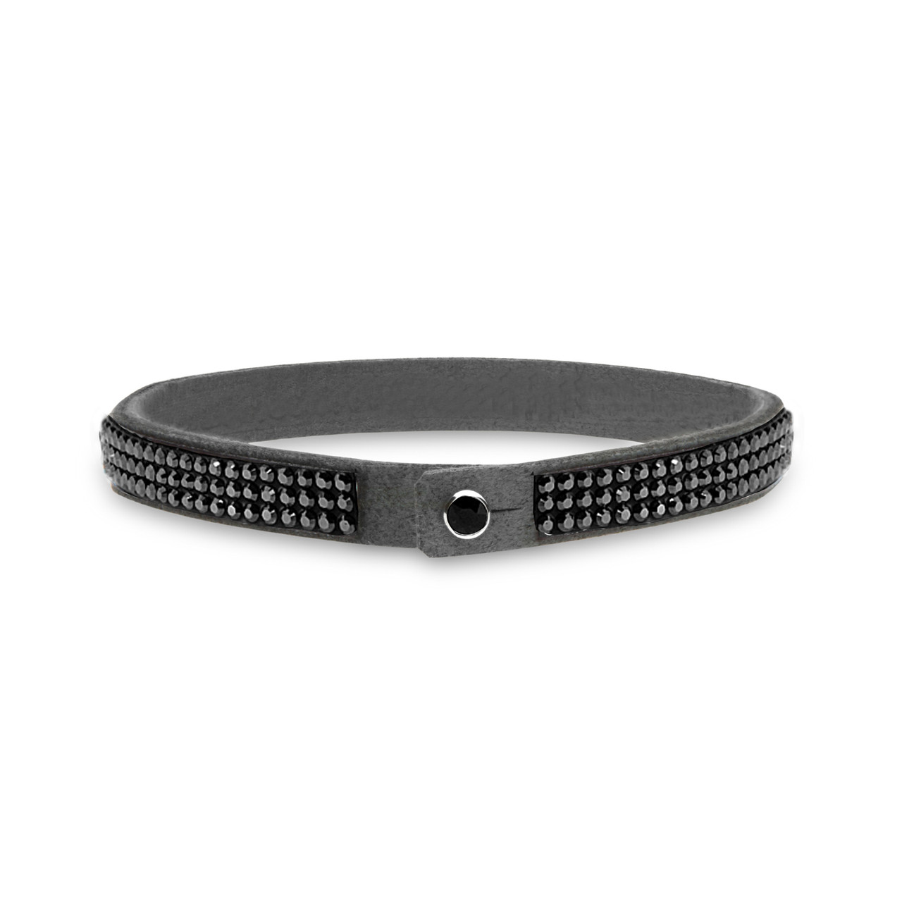 Браслет з алькантари Spark Tennis Triple зі Swarovski (BZ3C5HJ)