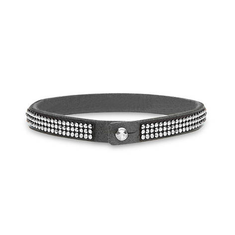 Браслет з алькантари Spark Tennis Triple зі Swarovski (BZ3C5HC), фото 1