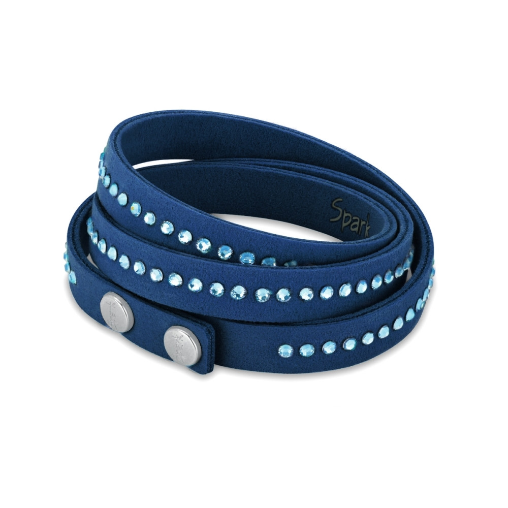 Браслет з алькантари Spark Fancy зі Swarovski (BTR1NAQ)
