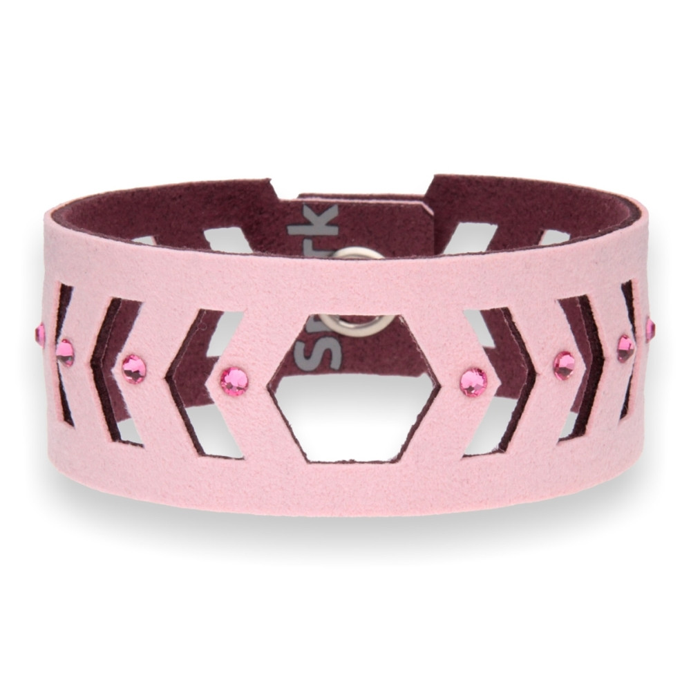 Замшевий браслет Spark Sagitta зі Swarovski (BSTM14PR)