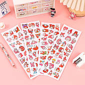 Набір стикерів аніме My Melody (Мілоді), набір наклейок 100 шт.,FS-2139