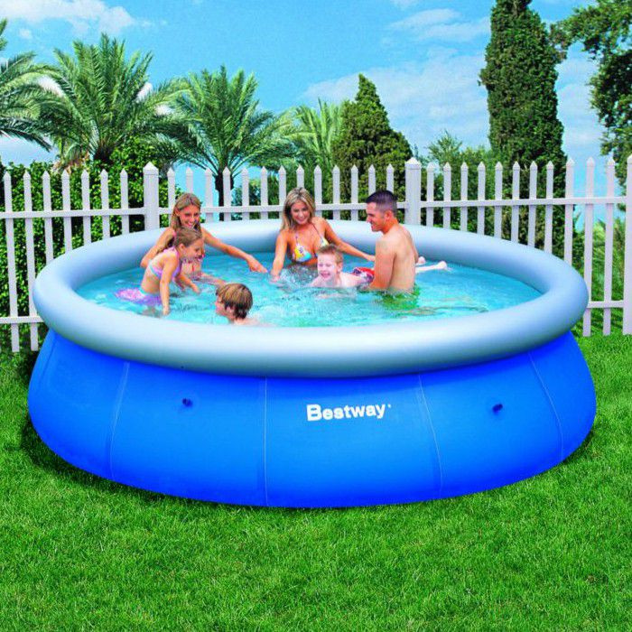 Басейн сімейний 57263,круглий з фильтрнасосом