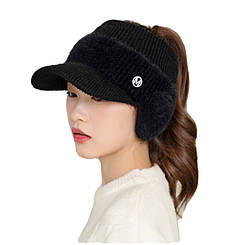 Кепка бейсболка жіноча з вушками та отвором під хвостик