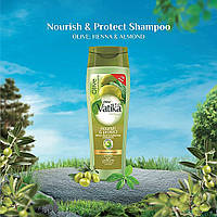 Шампунь Дабур Ватіка живлення і захист 200мл, Vatika Naturals Nourish & Protect, Шампунь Дабур Ватика Питание