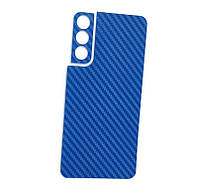 Захисна плівка наліпка на кришку телефону для Samsung Galaxy S21 FE Carbon Blue
