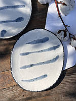 Тарілка «Закусочна» 26.5/22.5 см, «Чорний Лофт exclusive»