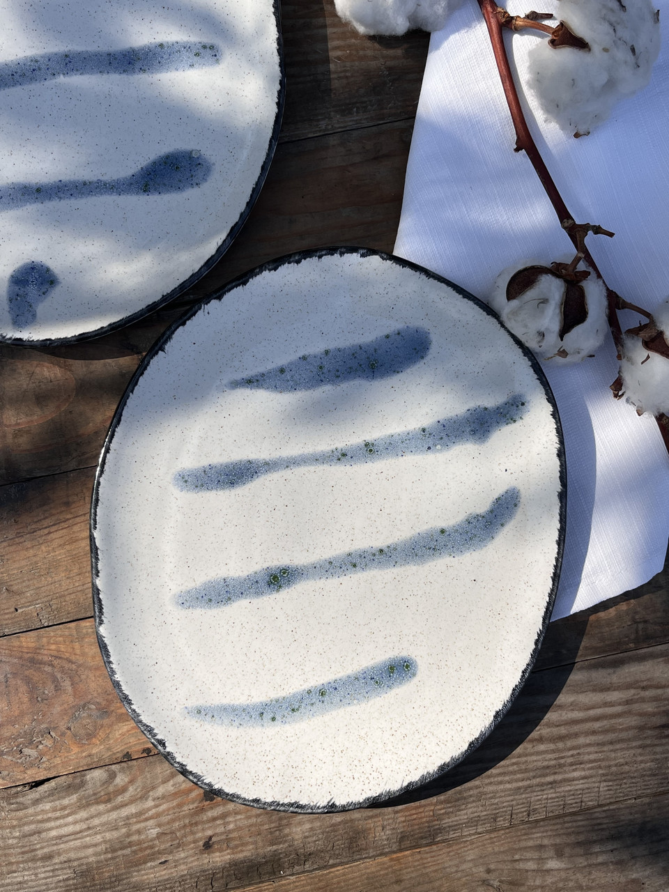 Тарілка «Закусочна» 26.5/22.5 см, «Чорний Лофт exclusive», фото 1