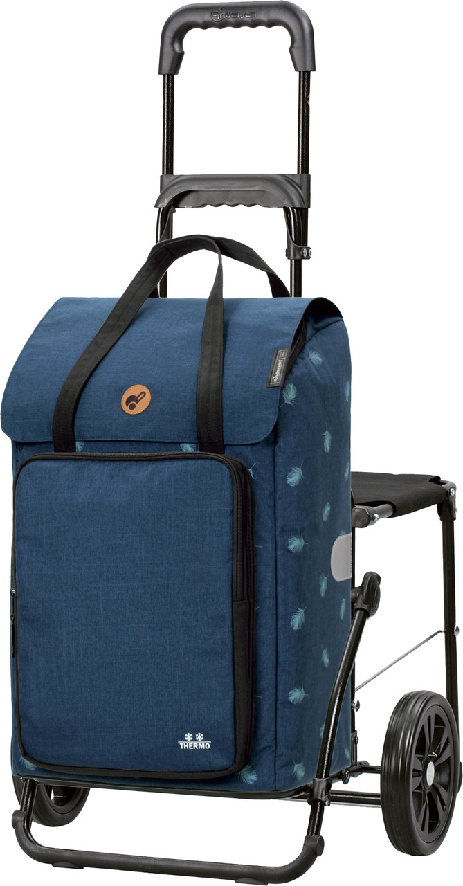 Сумка-візок господарська на колесах тачка кравчучка Andersen Komfort Shopper Ivar Blue