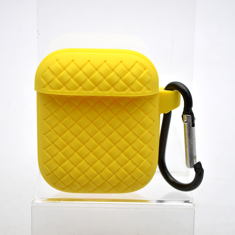Чохол Weaving для Airpods 1/2 Yellow