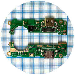 Шлейф Sony Xperia XA2 Ultra H4213 з роз'ємом зарядки та мікрофоном - нижня плата AAA