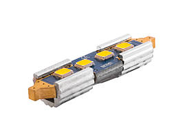 Світлодіодна авто лампа S85-36mm-4smd 2835 обманка білий 12V LEDUA