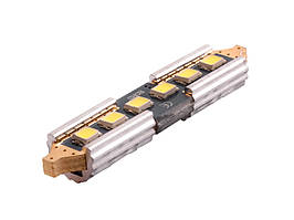 Світлодіодна авто лампа S85-42mm-6smd 2835 обманка білий 12V LEDUA