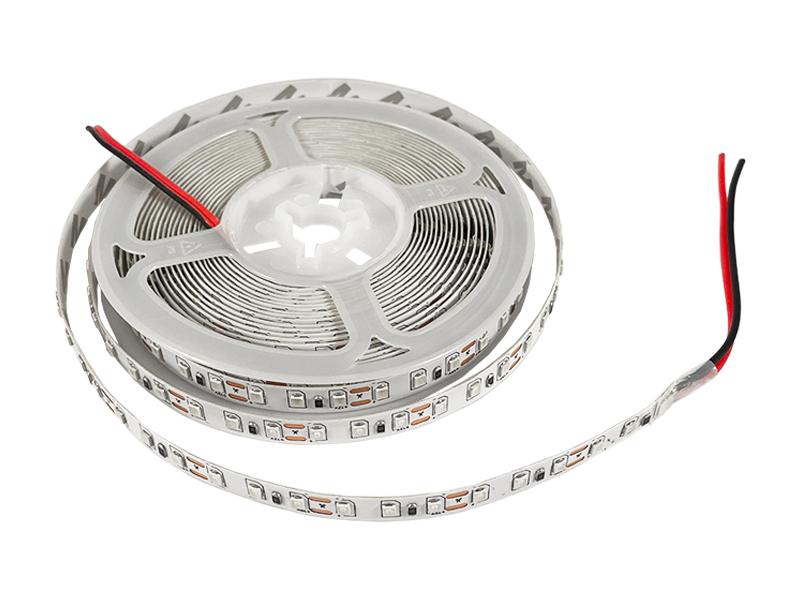 Світлодіодна стрічка 2835-120led-8mm-12V IP20 подвійна плата синій (уп.5м) MTK