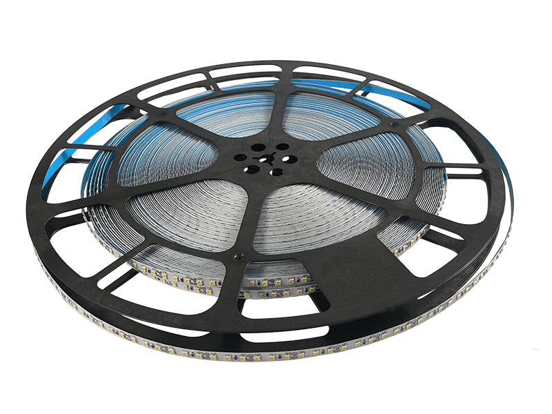 Світлодіодна стрічка 3528-120led-8mm-12V 9,6W/m IP20 подвійна плата нейтрально білий (по 50м в бухті) AVT