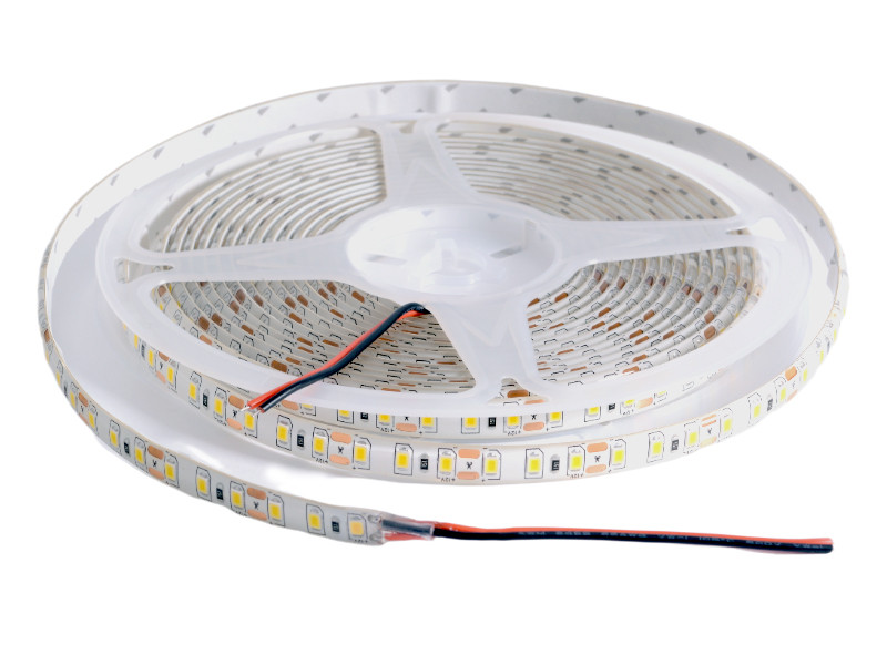 Світлодіодна стрічка 3528-120led-8mm-12V 9,6W/m IP65 подвійна плата тепло білий MTK