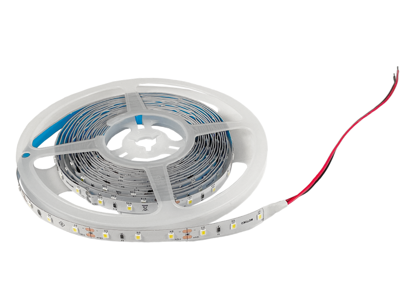 Світлодіодна стрічка 3528-60led-8mm-12V 4,8W/m IP20 подвійна плата білий MOTOKO 3 роки гарантії
