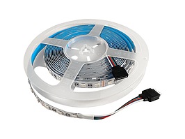 Світлодіодна стрічка 5050-60led-12mm-12V 15W/m IP20 RGB/W в одному діоді AVT