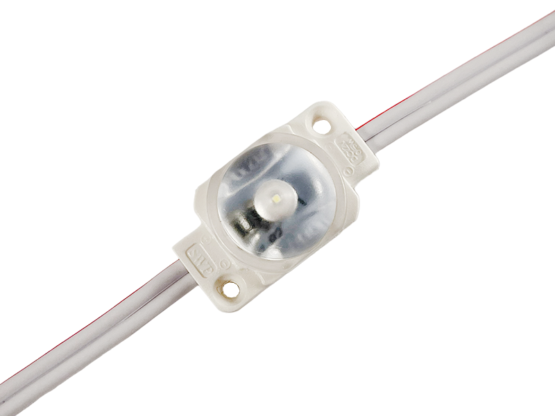 Світлодіодні модулі 2835-1smd 12V 0,5ватт IP67 з лінзою білий 5 років гарантії LEDUA