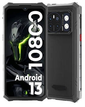 Смартфон Hotwav Cyber 13 Pro 12\256GB Black 6.6" FHD + UNISOC T619 NFC 10800mAh 150 Lumens