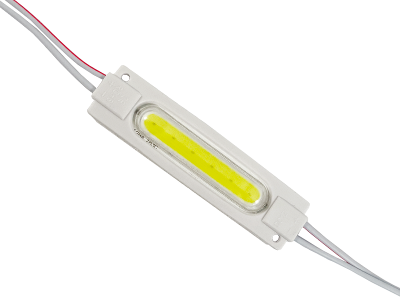 Світлодіодні модулі COB-М1 2w 6500K Ip65 12V з лінзою білий (по 20шт)