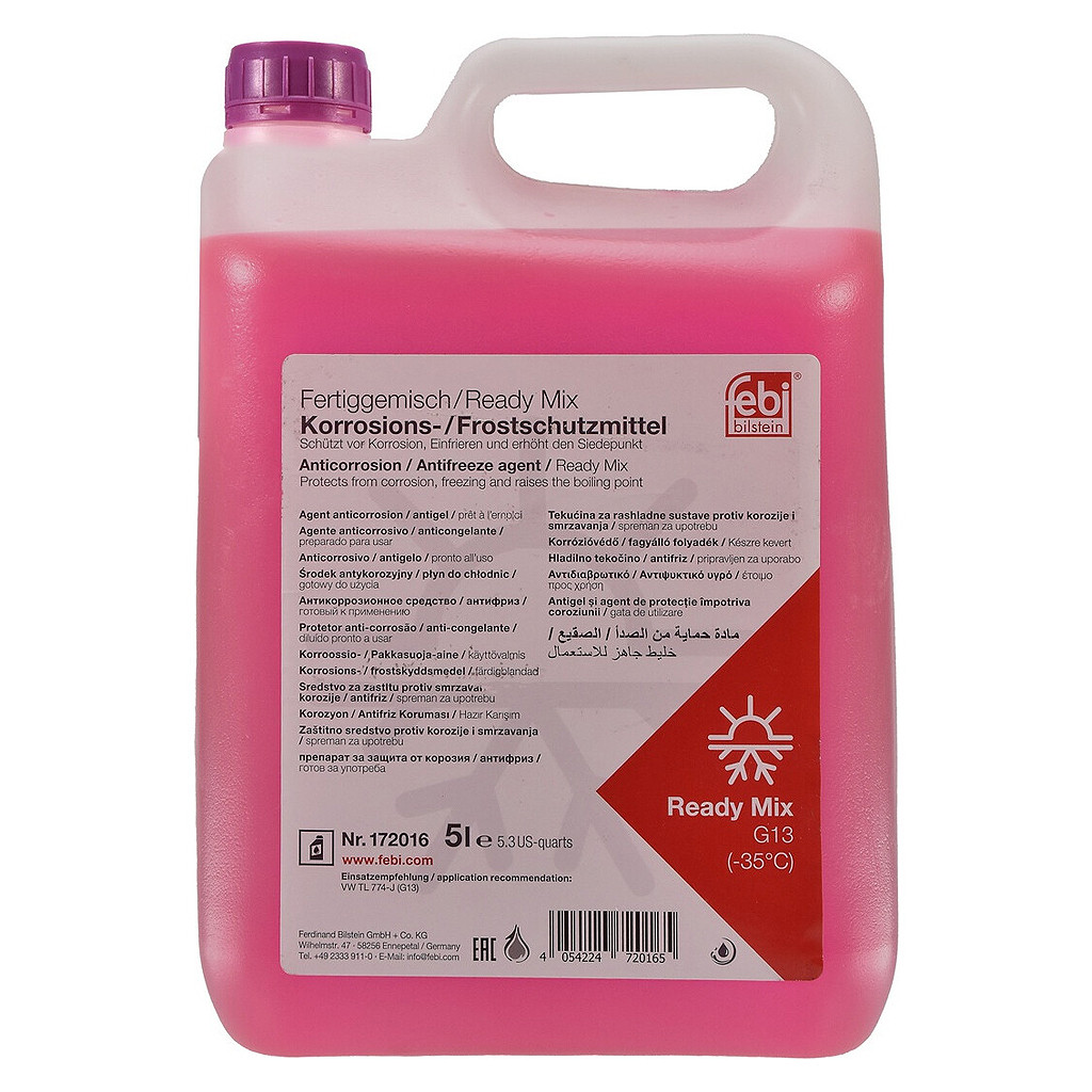 Готовий антифриз Febi G13 фіолетовий -35 °C, фото 1