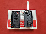 Ключ Citroen викидний Корпус 3 кнопки + мікрики 3 шт., фото 3