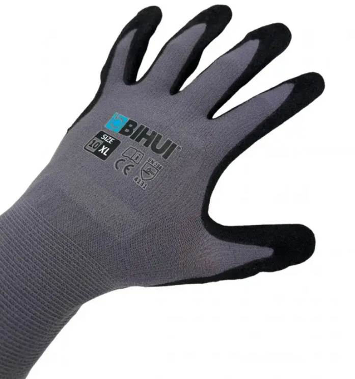 Професійні будівельні рукавички BIHUI розмір XL (10)