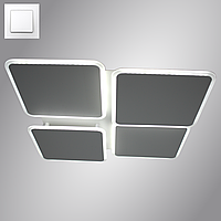 Управляемая светодиодная люстра AERO square 70W 4S-ON/OFF-455х455х60-WHITE/WHITE-220- IP20