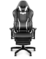 Кресло геймерское с подставкой для ног Barsky Batman Black SD-27