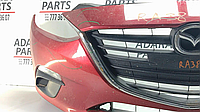Молдинг решетки радиатора правый (Дефект хрома) для Mazda 3 2013-2016 (BJS7-50-7J1)