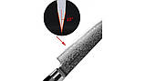 Ніж Шеф Gyuto/Chef Knife ламінат 3 шари, зі вставкою з японської сталі AUS-10, фото 4