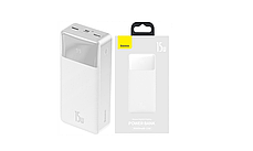 Портативний зарядний пристрій BASEUS POWER BANK 30000MAH 3XUSB USB-C PD 15W 3A, фото 4