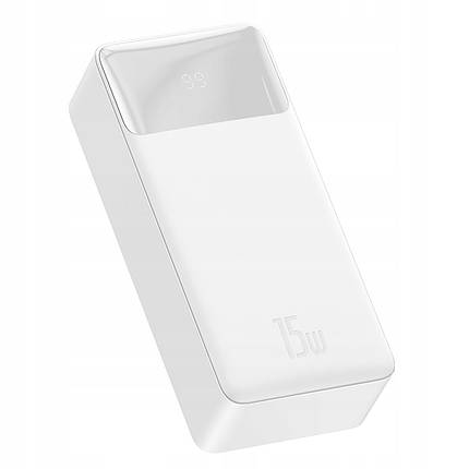 Портативний зарядний пристрій BASEUS POWER BANK 30000MAH 3XUSB USB-C PD 15W 3A, фото 1