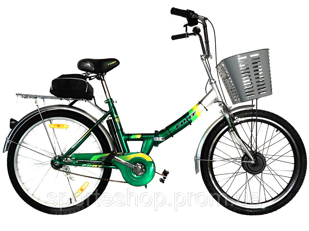 Электровелосипед складной 36В 350Вт с LCD дисплеем - фото 1 - id-p1654206498