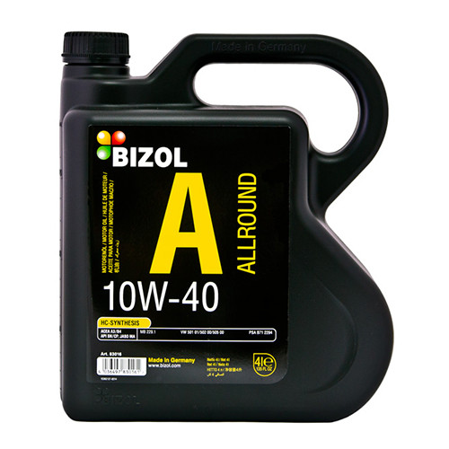 BIZOL Allround 10W-40 4л (B83016) Полусинтетическое моторное масло - фото 1 - id-p1116772745