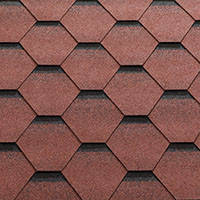 Бітумна черепиця BTM Shingle Rubin "Червона", фото 1