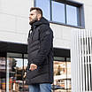 Зимова парка чоловіча  великого розміру 54-60 чорний, фото 4
