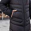 Зимова парка чоловіча  великого розміру 54-60 чорний, фото 5