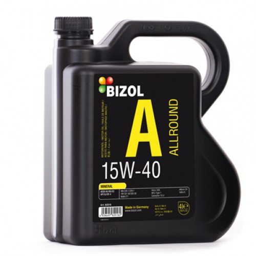 BIZOL Allround 15W-40 4л (B82016) Мінеральне моторне масло, фото 1