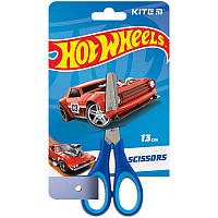Ножницы детские с резиновыми вставками Kite Hot Wheels HW23-123, 13 см