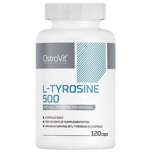 Амінокислота OstroVit L-Tyrosine 500 mg (120 капсул.), фото 1