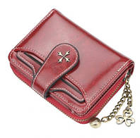 Стильний жіночий гаманець на блискавці зі штучної шкіри, Red