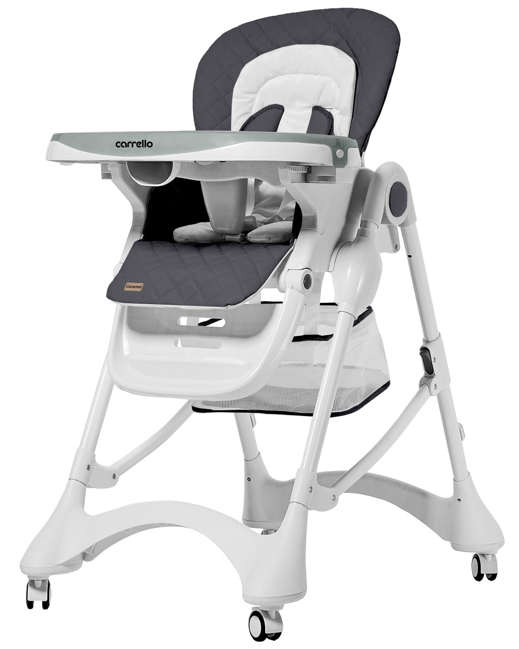 Дитячий стільчик для годування Carrello Caramel (Каррелло Карамель) CRL-9501/3 Palette Grey - фото 1 - id-p1937224864