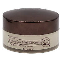Расслабляющий крем с жиром норки Deoproce Relaxing Care Mink Oil Cream 100 мл